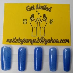Custom color changing press on nails
